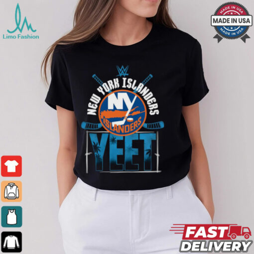 YEET New York Islanders Hockey logo shirt