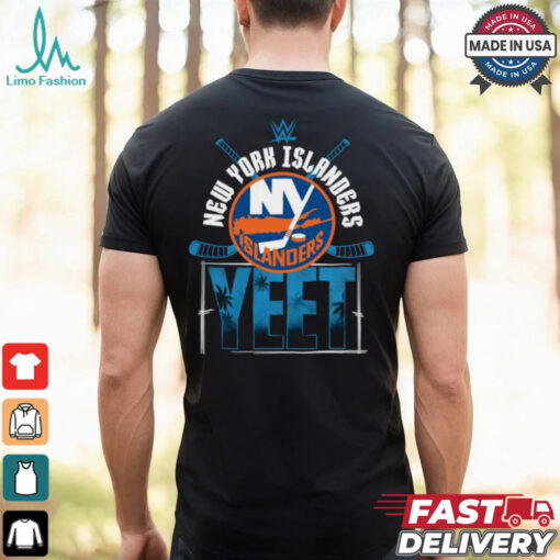 YEET New York Islanders Hockey logo shirt