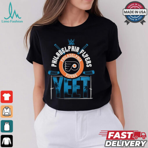 YEET Philadelphia Flyers Hockey logo shirt