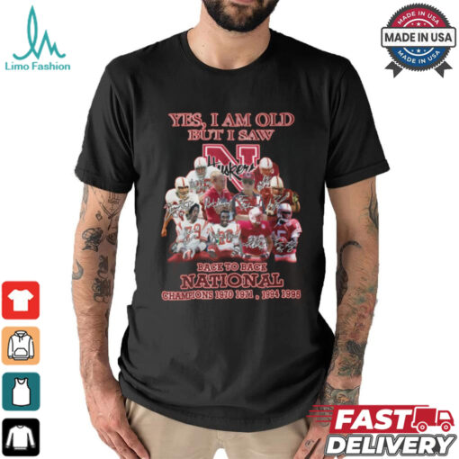 Yes, i am old but i saw back to back national shirt