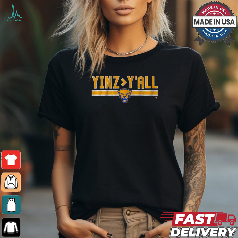 Yinz over Y’All Pittsburgh Panthers football t shirt Yinz over Y’All Pittsburgh Panthers football t shirt