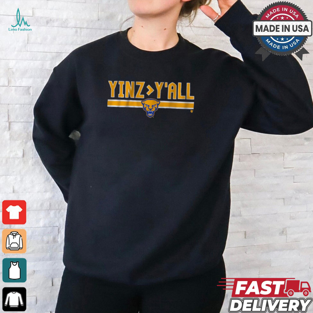 Yinz over Y’All Pittsburgh Panthers football t shirt Yinz over Y’All Pittsburgh Panthers football t shirt