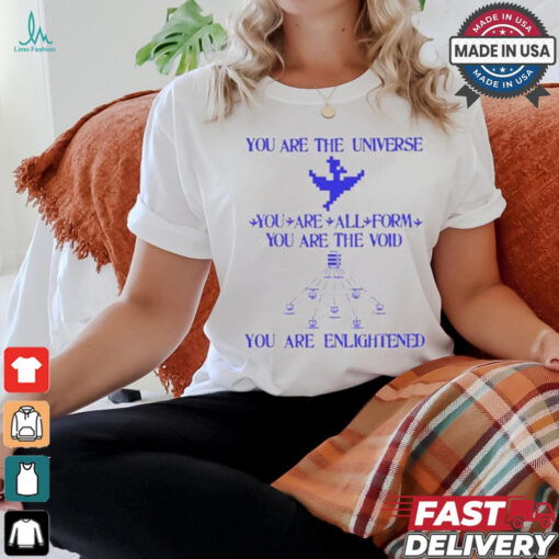 You Are The Universe You Are All Form You Are The Void You Are Enlightened Shirt