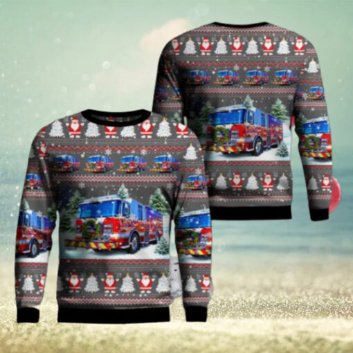 Youngsville Louisiana Youngsville Fire Department Christmas Ugly Sweater