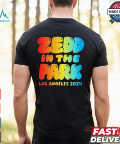 Zedd In The Park Los Angeles 2024 t shirt