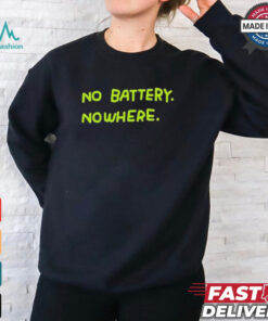 Zoe Bread No Battery Nowhere T shirt