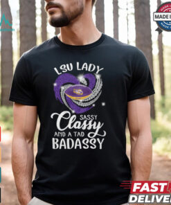 lsu lady classy and a tad badassy shirt