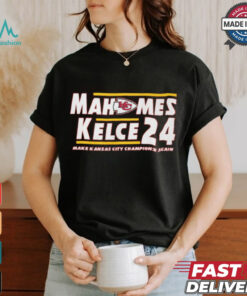 mahomes kelce 24 make kansas city champions again shirt