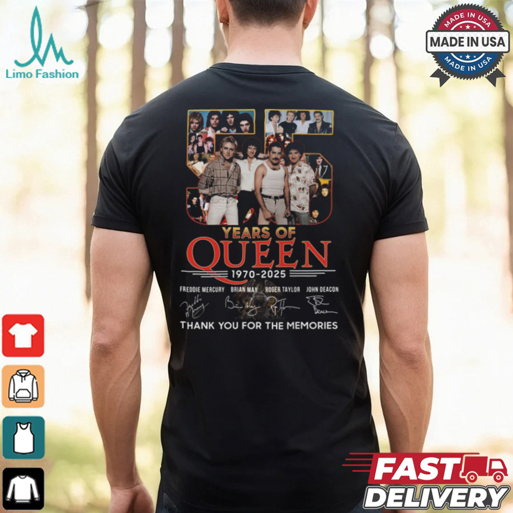 1970 2025 Queen Anniversary T Shirt 1970 2025 Queen Anniversary T Shirt