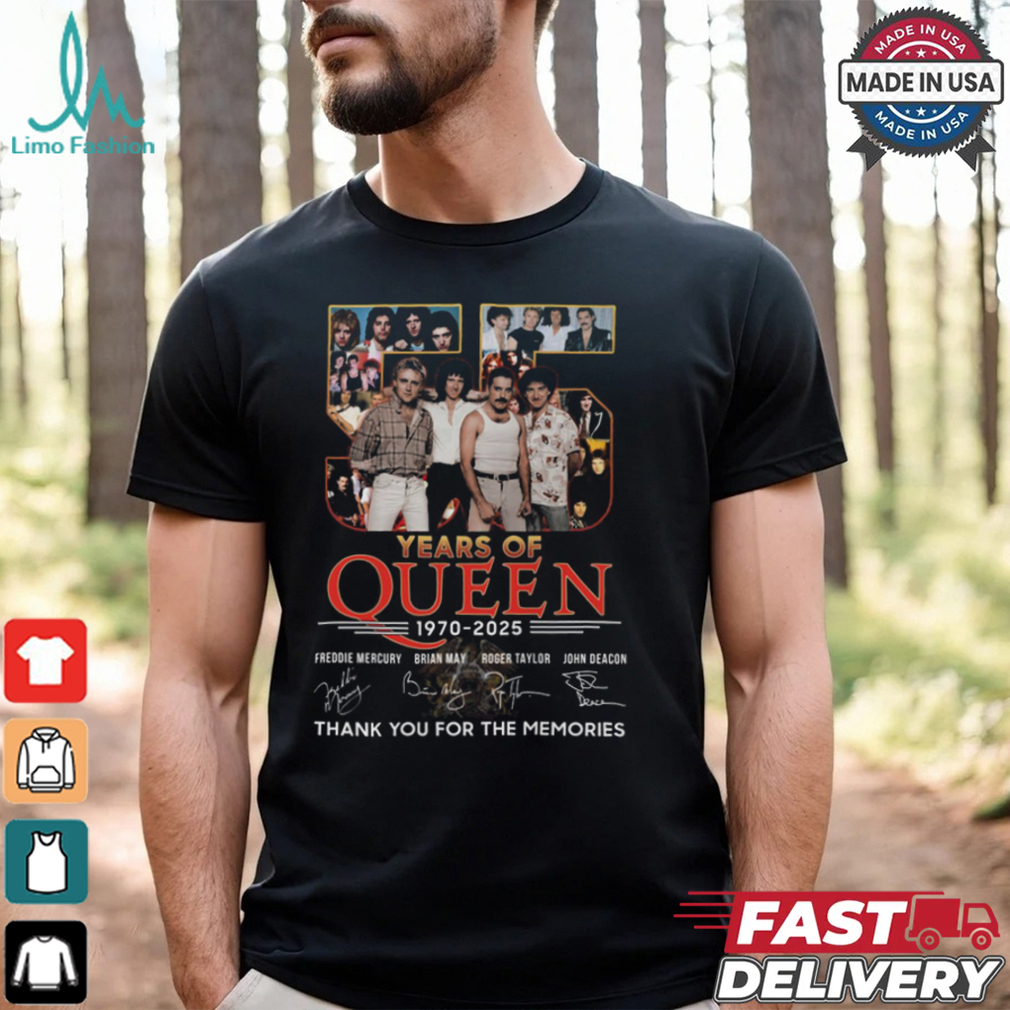 1970 2025 Queen Anniversary T Shirt 1970 2025 Queen Anniversary T Shirt