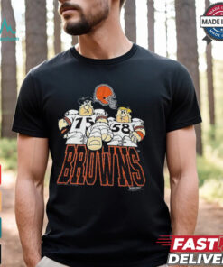 1992 Hanna Barbera The Flintstones Cleveland Browns T Shirt