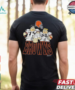 1992 Hanna Barbera The Flintstones Cleveland Browns T Shirt