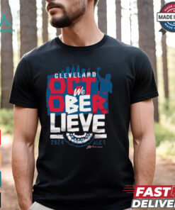 2024 Cleveland Guardians Baseball We Believe October ALCS t shirt