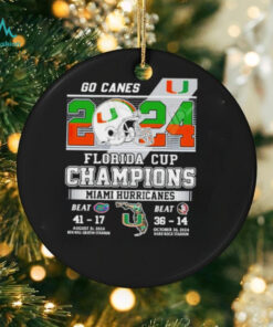 2024 Florida Cup Champions Miami Hurricanes Go Canes shirt