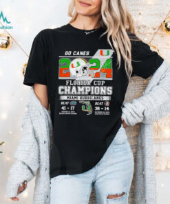 2024 Florida Cup Champions Miami Hurricanes Go Canes shirt