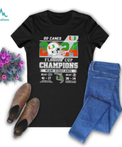 2024 Florida Cup Champions Miami Hurricanes Go Canes shirt