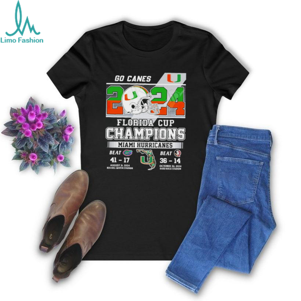 2024 Florida Cup Champions Miami Hurricanes Go Canes shirt 2024 Florida Cup Champions Miami Hurricanes Go Canes shirt
