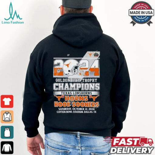 2024 Golden Hat Trophy Champions Texas Longhorns T Shirt