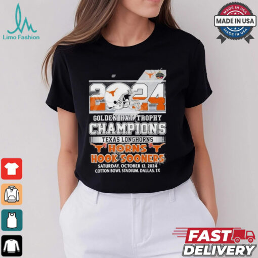2024 Golden Hat Trophy Champions Texas Longhorns T Shirt