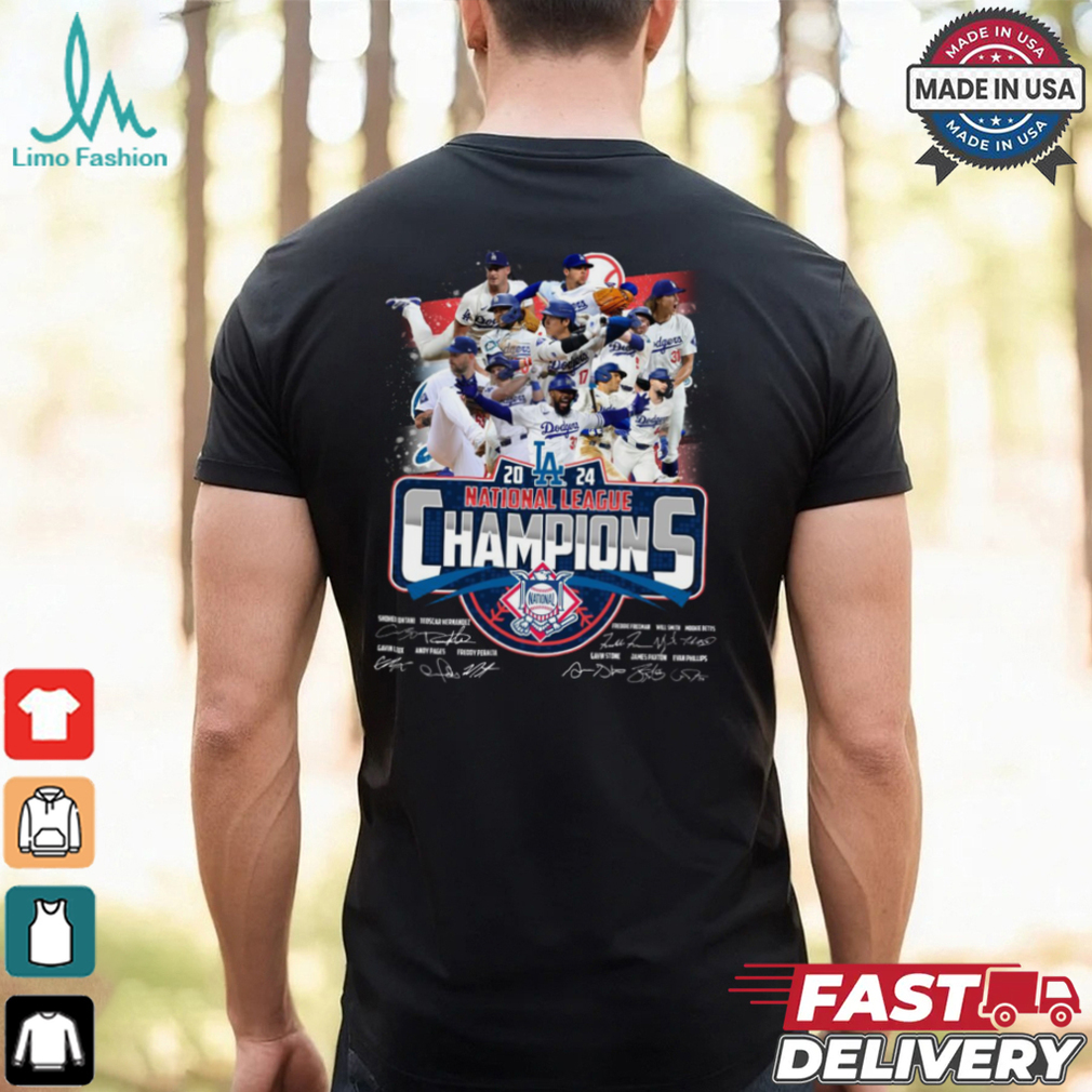 2024 National League Champions Los Angeles Dodgers Commemorative shirt 2024 National League Champions Los Angeles Dodgers Commemorative shirt