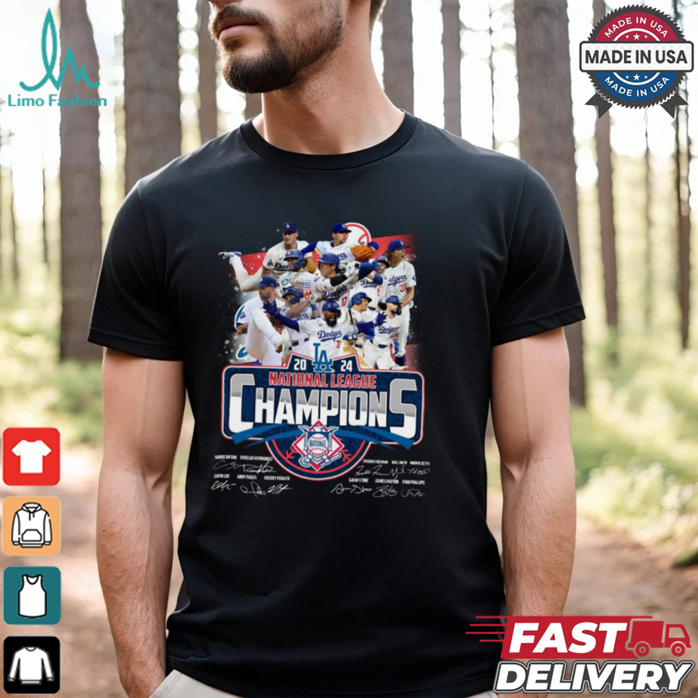 2024 National League Champions Los Angeles Dodgers Commemorative shirt 2024 National League Champions Los Angeles Dodgers Commemorative shirt