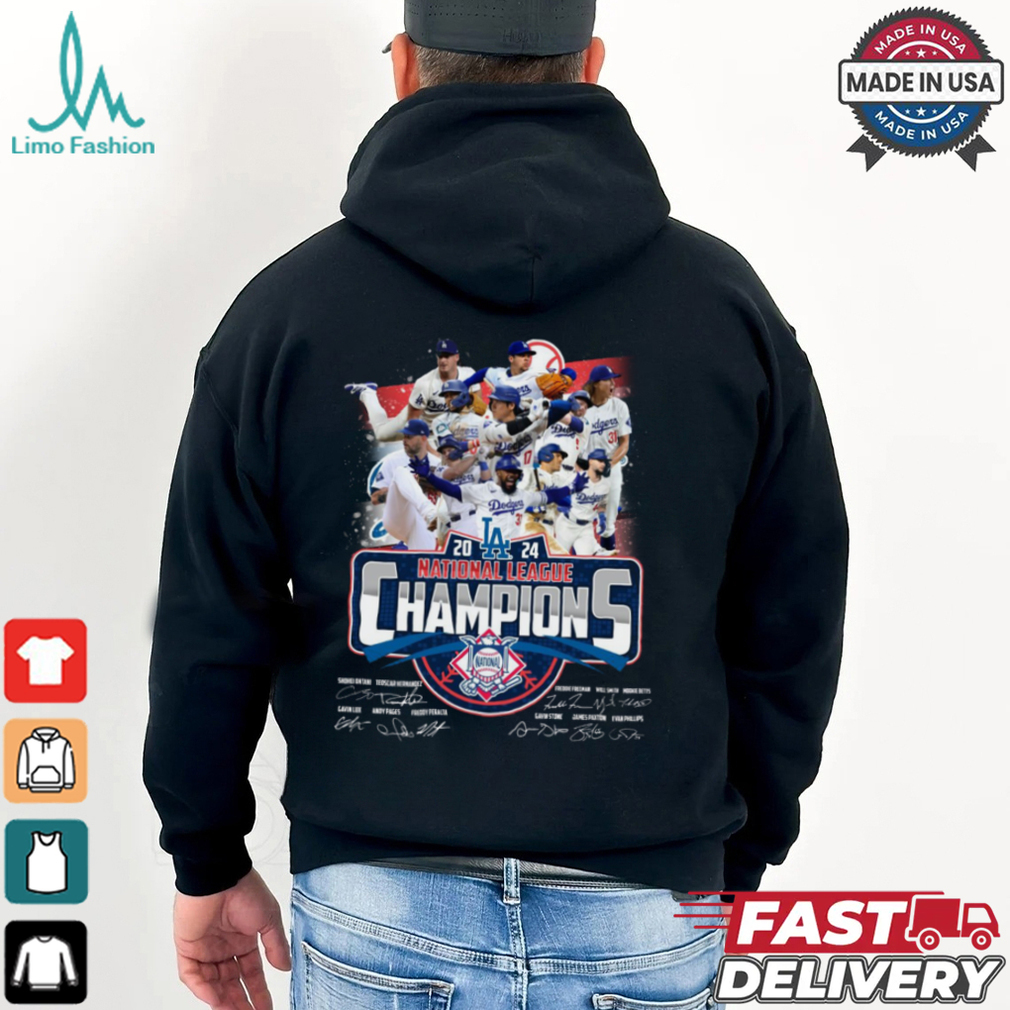 2024 National League Champions Los Angeles Dodgers Commemorative shirt 2024 National League Champions Los Angeles Dodgers Commemorative shirt