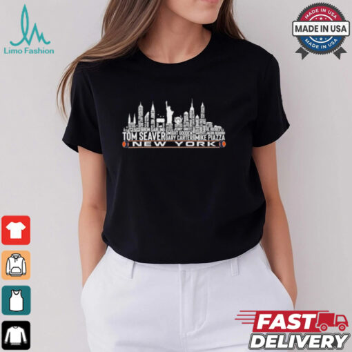 2024 New York Mets Baseball Team City Skyline T shirt