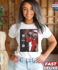 2024 Poster Final Week 7 Baltimore Ravens 41 – 31 Tampa Bay Buccaneers t shirt