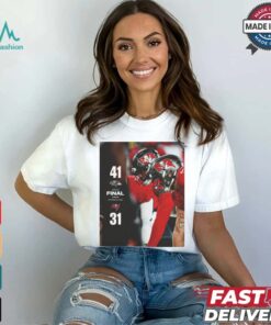 2024 Poster Final Week 7 Baltimore Ravens 41 – 31 Tampa Bay Buccaneers t shirt