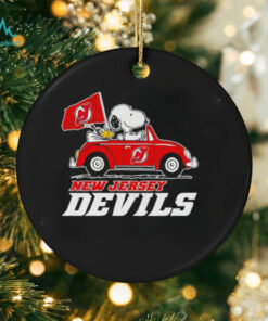 2024 Snoopy and Woodstock riding cars New Jersey Devils shirt