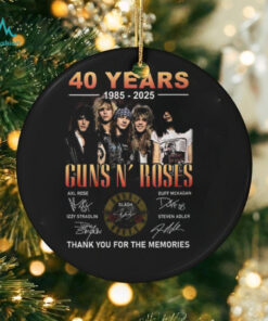 40 Years 1985 2025 Guns N’ Roses Thank You For The Memories T Shirt