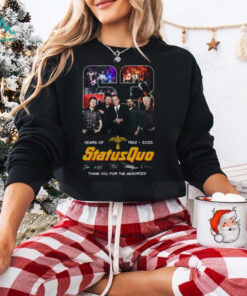 63 Years Of Status Quo 1962 2025 Thank You For The Memories T Shirt