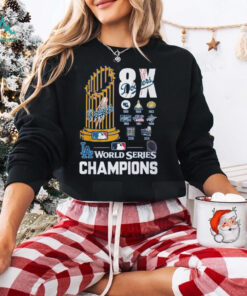8X Dodgers World Series Champions T Shirt