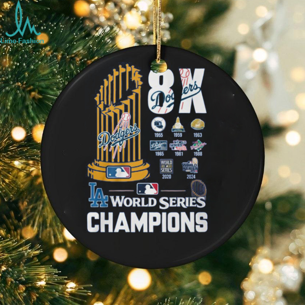 8X Dodgers World Series Champions T Shirt 8X Dodgers World Series Champions T Shirt