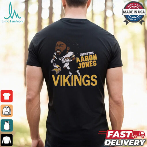Aaron Jones Showtyme Minnesota Vikings Showtyme T Shirts