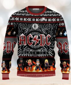 Acdc Rock Band Ugly Christmas Sweaters