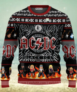 Acdc Rock Band Ugly Christmas Sweaters