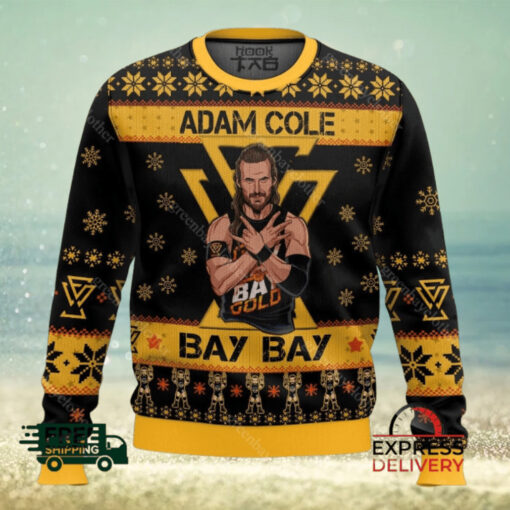 Adam Cole Bay Bay Adam Cole Ugly Christmas Sweater