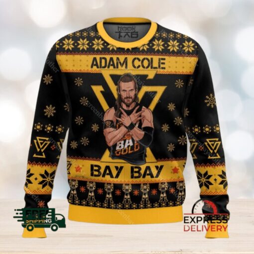 Adam Cole Bay Bay Adam Cole Ugly Christmas Sweater