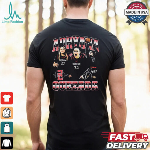 Adryana Quezada San Diego State Aztecs Signature Graphic t shirt