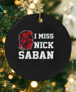 Alabama Crimson Tide Coach I miss Nick Saban signature 2024 shirt