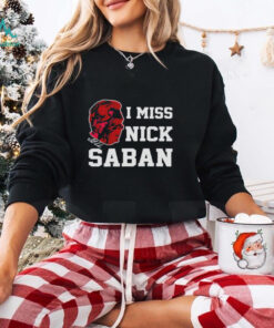 Alabama Crimson Tide Coach I miss Nick Saban signature 2024 shirt