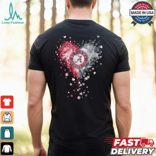 Alabama Crimson Tide Crystal Heart Shirt