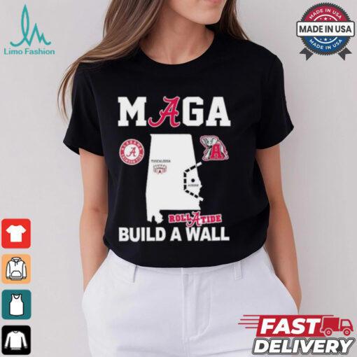 Alabama Crimson Tide MAGA Build A Wall Beat Georgia Shirt