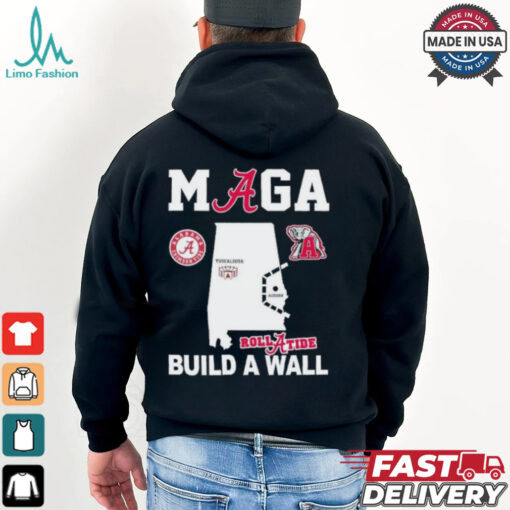 Alabama Crimson Tide MAGA Build A Wall Beat Georgia Shirt