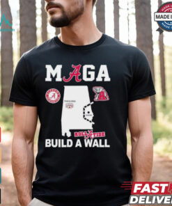 Alabama Crimson Tide MAGA Build A Wall Beat Georgia Shirt