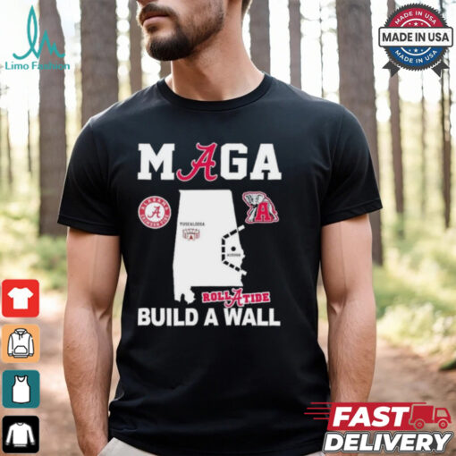 Alabama Crimson Tide MAGA Build A Wall Beat Georgia Shirt