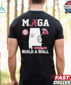 Alabama Crimson Tide MAGA Build A Wall Beat Georgia Shirt