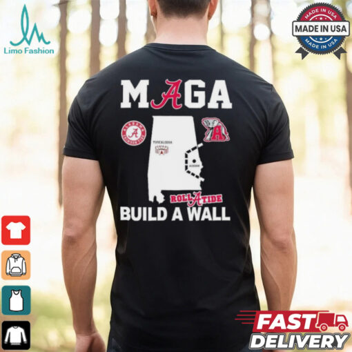 Alabama Crimson Tide MAGA Build A Wall Beat Georgia Shirt