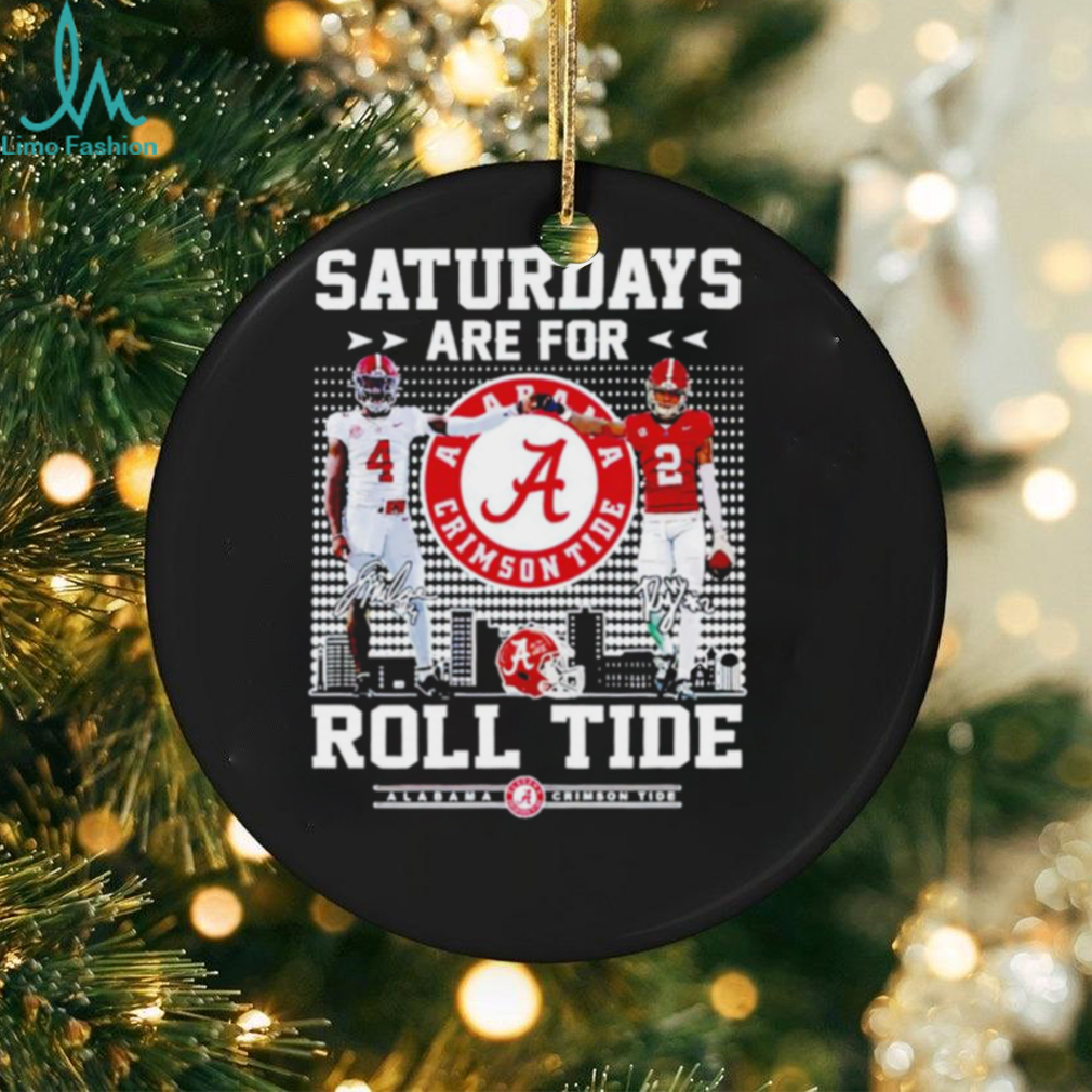 Alabama Crimson Tide Saturdays are for Roll Tide signature shirt Alabama Crimson Tide Saturdays are for Roll Tide signature shirt